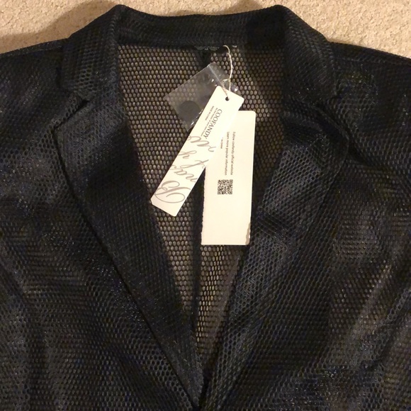 NWT! Coofandy Mesh Blazer - Picture 2 of 8